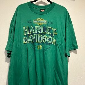 2013 Green Harley-Davidson of Tucson Arizona. Size 2XL